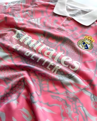 Real Madrid Pink Colour Premium Quality Jersey - Hot Pink, S