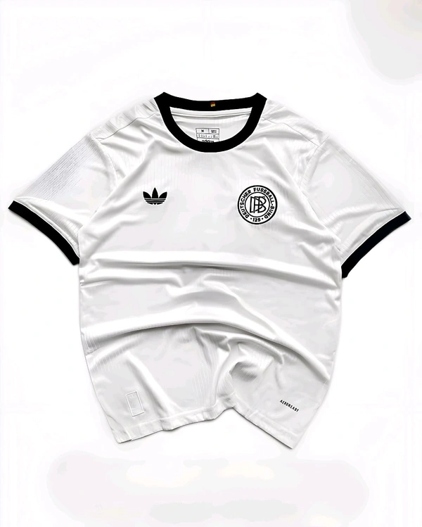 Premium Quality White Colour Jersey - White, XL