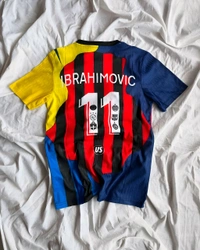Premium Quality Ibrahimovic Edition Jersey - White, S