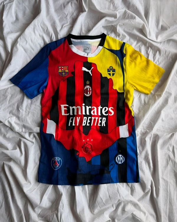 Premium Quality Ibrahimovic Edition Jersey - White, XL