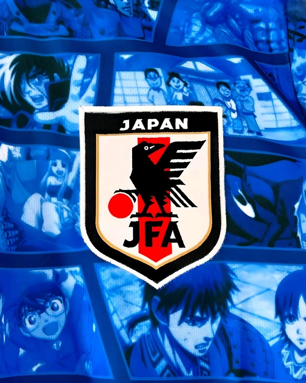 Blue Colour Japan Anime Addition Jersey - Blue, S