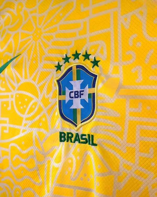 Brazil Premium Quality Jersey - Corn, XL