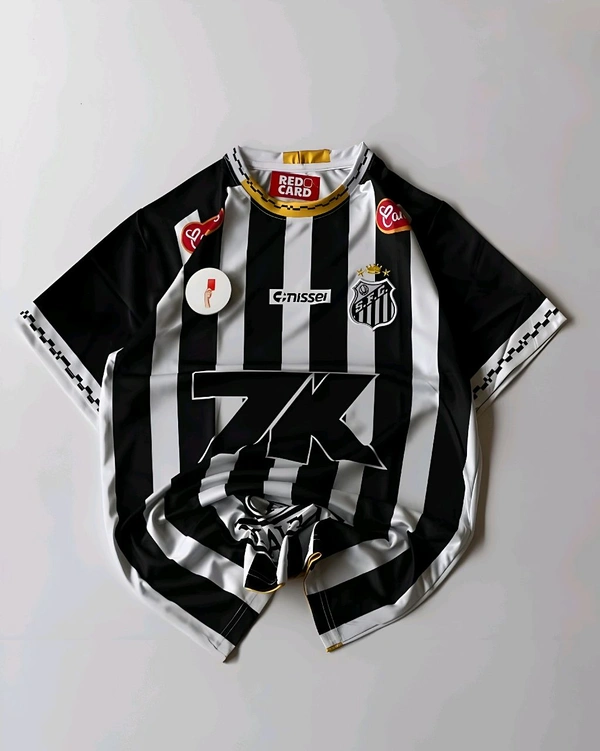Santosh Premium Quality Embroidery Neymar Junior Edition Jersey - Black, S