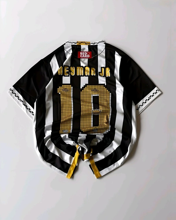 Santosh Premium Quality Embroidery Neymar Junior Edition Jersey - Black, M