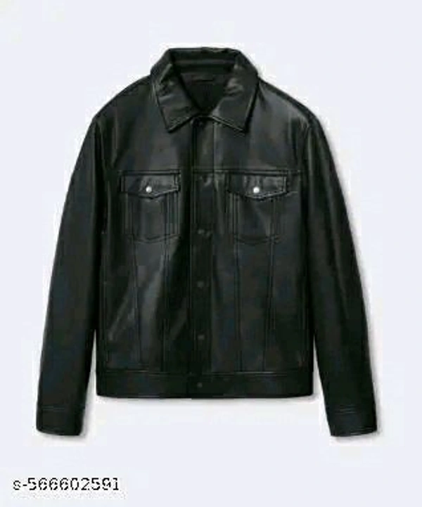 Mens Premium Black Jacket  - Black, L