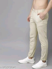 Cotton Blend Pant - Old Money Aesthetic  - Cream, 28