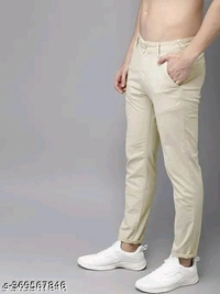 Cotton Blend Pant - Old Money Aesthetic  - Cream, 30