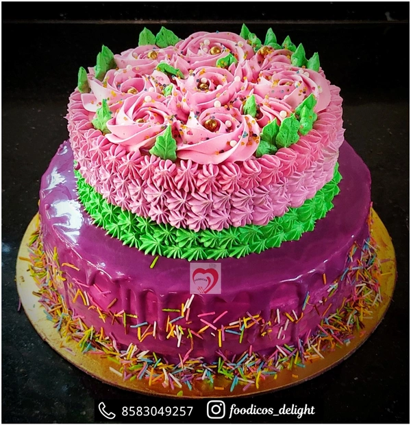FOODICOS DELIGHT 2tier Butterscotch Cake