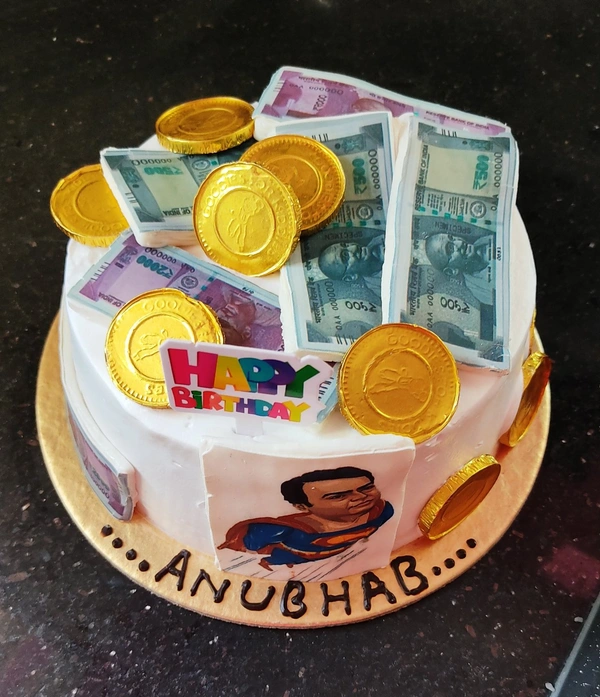 FOODICOS DELIGHT Cash Cake Chocolate Base(Semi Fondant)
