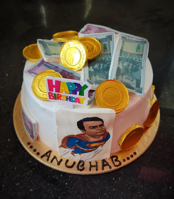 FOODICOS DELIGHT Cash Cake Chocolate Base(Semi Fondant)