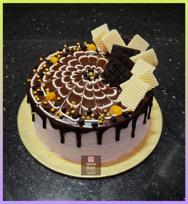 FOODICOS DELIGHT Fusion Flavour (Butterscotch And Chocolate) Eggless