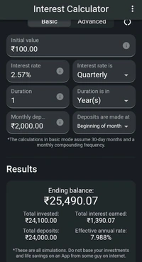 RECURRING DOPOSIT   MONTHLY - ₹2000
