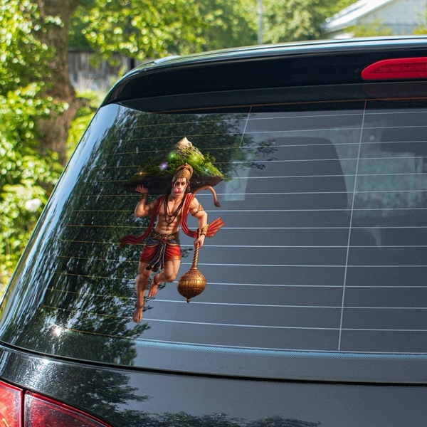Hanuman Car decal Sticker - 8"