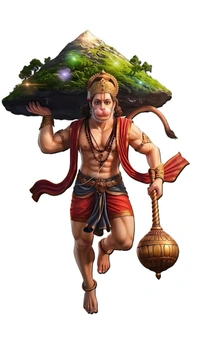 Hanuman Car decal Sticker - 8"