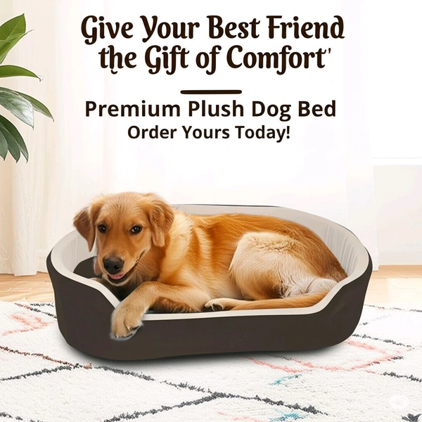 Comfortable Bed For PETS. Dog And Cat Bed  - Free, Brown