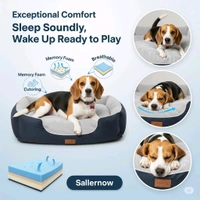 Comfortable Bed For PETS. Dog And Cat Bed  - Free, Brown