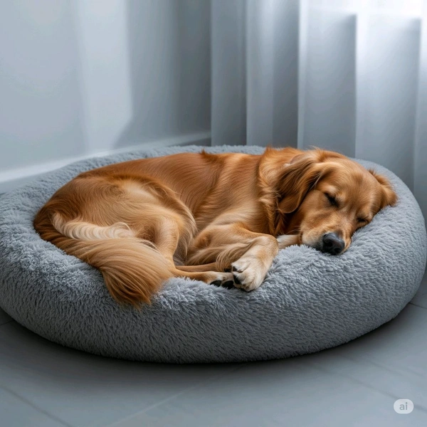 Comfortable Bed For PETS. Dog And Cat Bed  - Free, Brown
