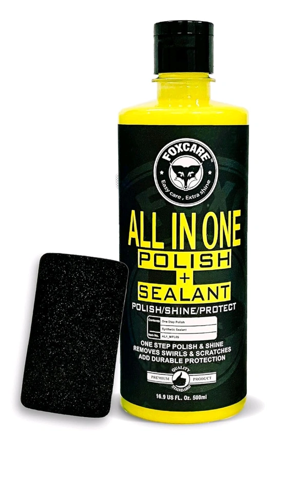 Foxcare All In One Polish With Selant & Microfiber Clothe  - 500ml