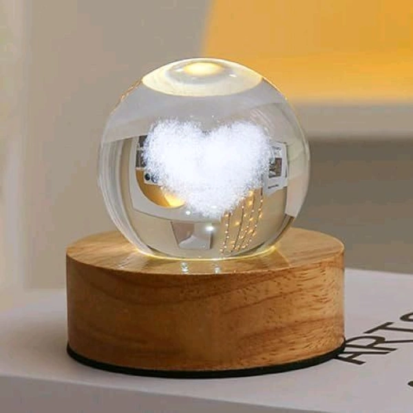 Zipzoo Led Crystal Ball - Red
