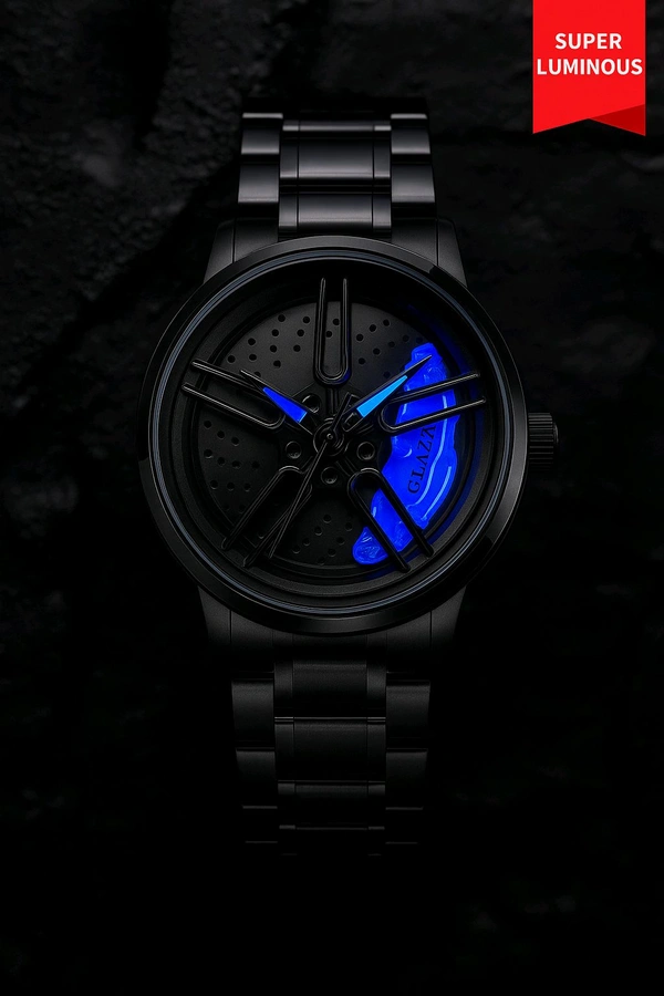 Spinning Watch  - Red, Black, blue, Free Size
