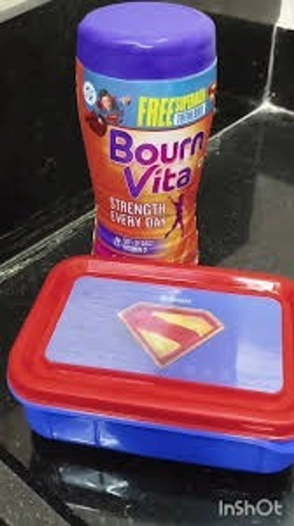 Cadbury Bourn Vita with Free Superman Tiffin Box - 500 gm