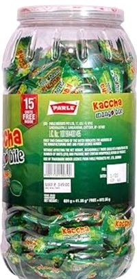 Parle Kaccha Mango Bite Raw Mango Flavoured Candy - 637.56 Gm