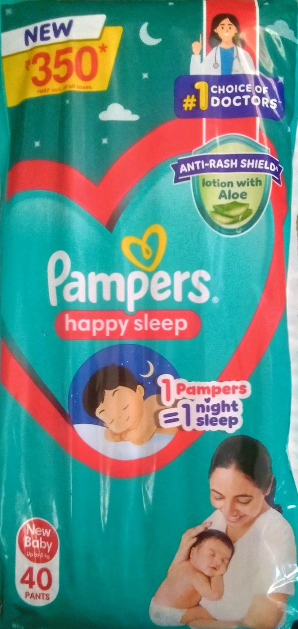 P&G Pampers NB (Up To 5kg) 40 Pants - NB Size