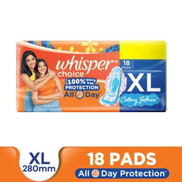 P&G Whisper Choice XL  - 18 Pads