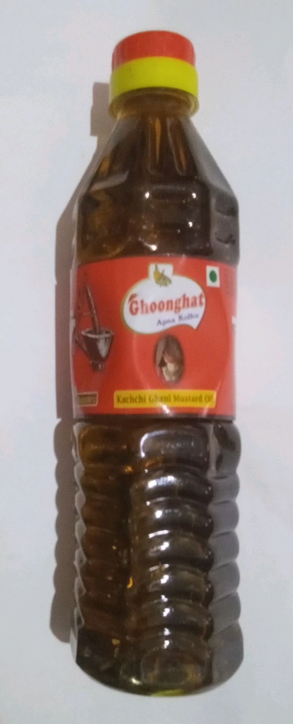Ghoonghat Kachchi Ghani Mustard Oil 400ml
