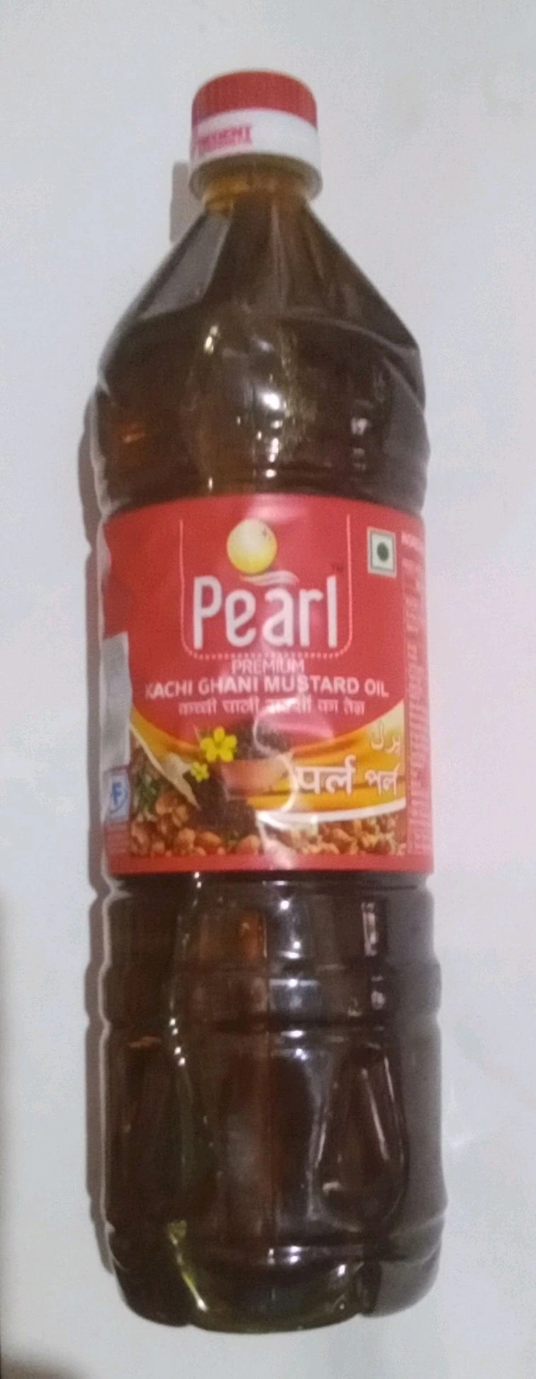 Pearl Kachi Ghani Mustard Oil 1L (910g)