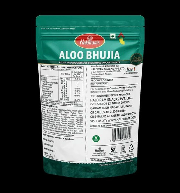 Haldirams Aloo Bhujia 1kg+50g Extre 
