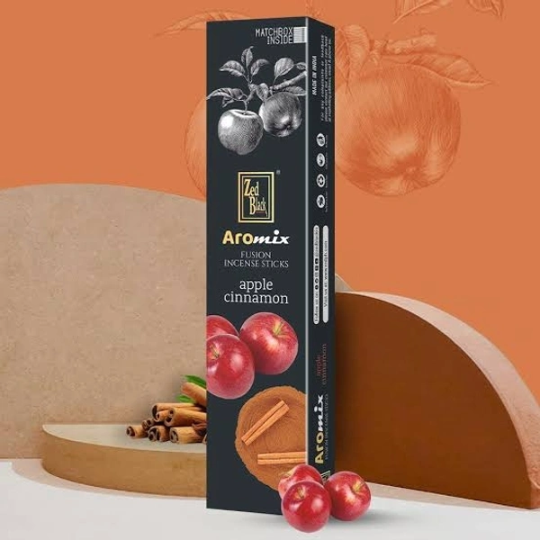 Dhup Zed Black Aromix (Agarbatti) - Small, Apple-Cinnamon