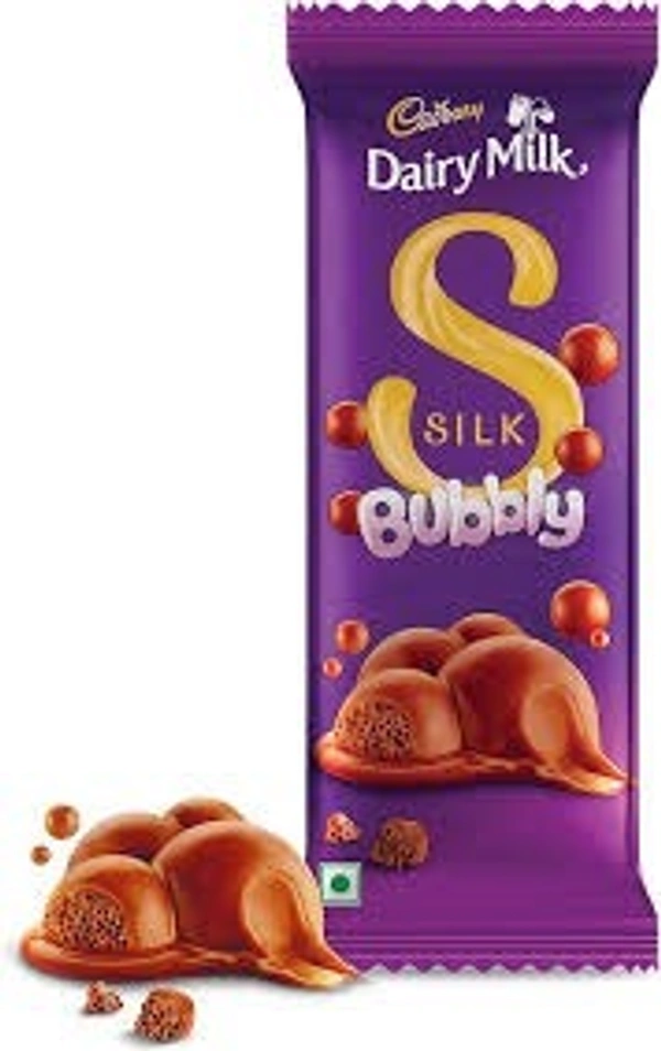 Cadbury Dairy Milk Silk Bubbly Chocolate - 112g