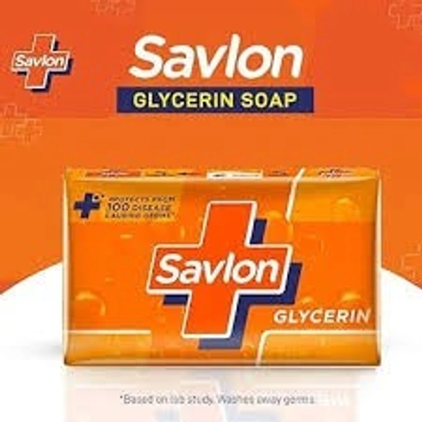 ITC Limited Savlon Bathing Bar & get 18.2g Handwassh worth 10 - 176g, Glycerin, Soft skin