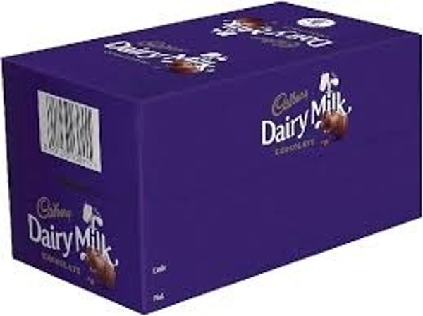 Cadbury Dairy Milk Chocolate 56 Units Box - 677.6g (12.1g Each)