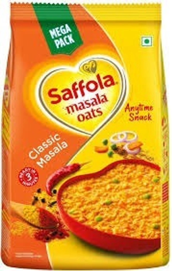 Saffola Masala Oats Peppy Tomato With Millets - 500gm