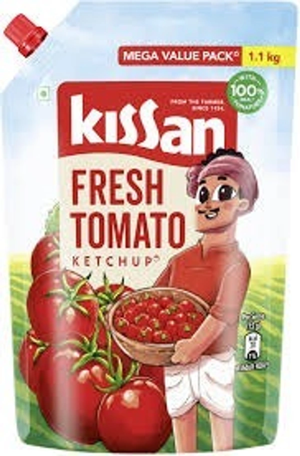 Hindustan Unilever Kissan Fresh Tomato Ketchup - 1.1kg