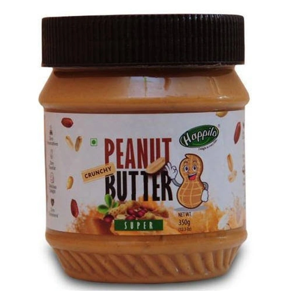 Happilo Peanut Butter - 350g, Crunchy