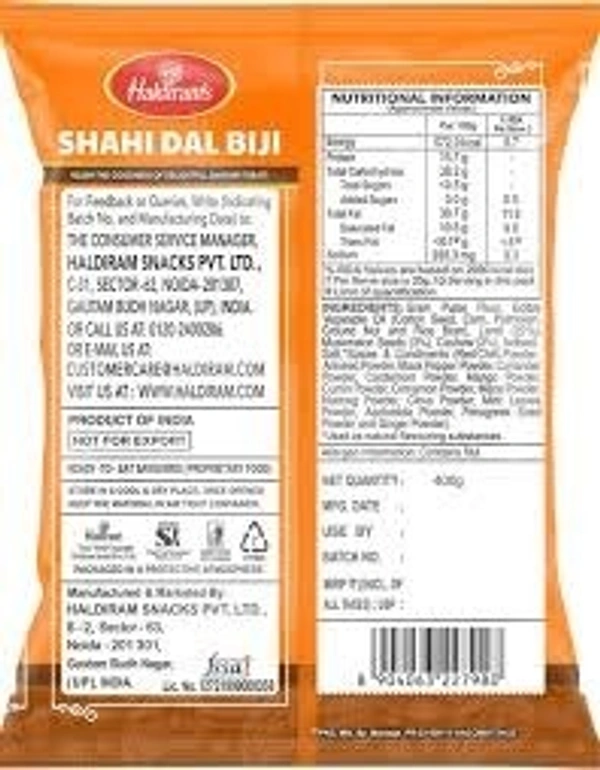 Haldiram's Haldiram Shahi Dal Biji 200g