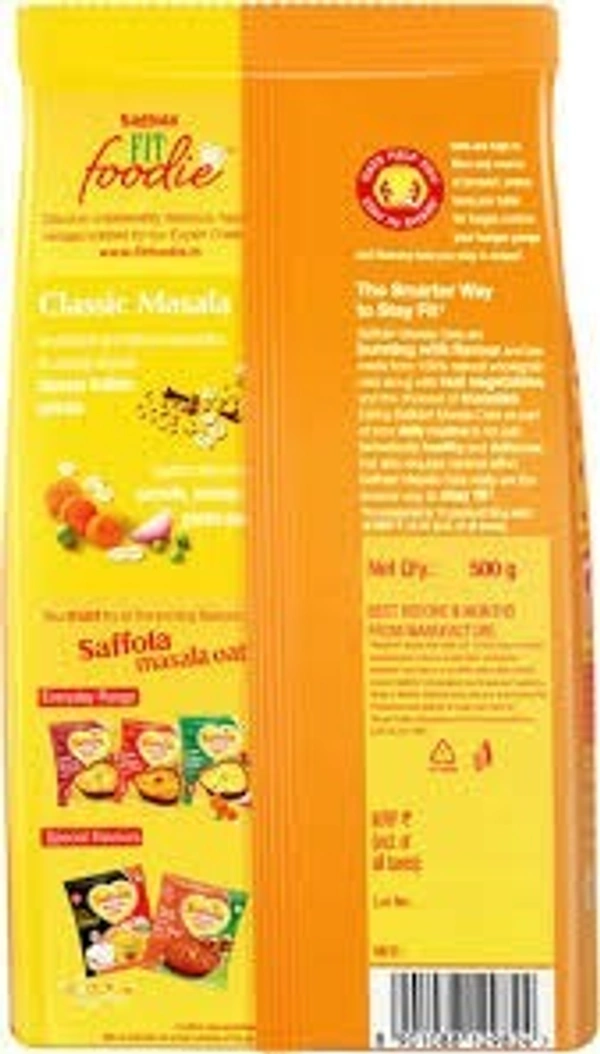 Saffola Masala Oats Peppy Tomato With Millets - 500gm