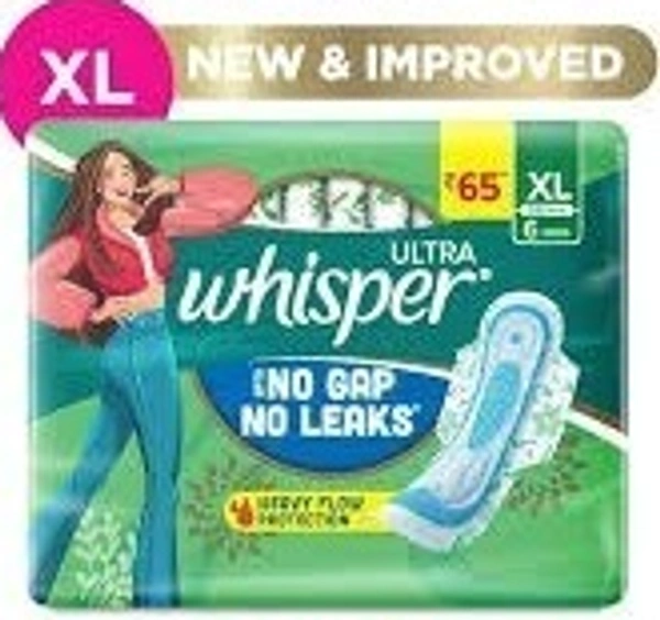 P&G Whisper Ultra XL Pads (6 pcs)