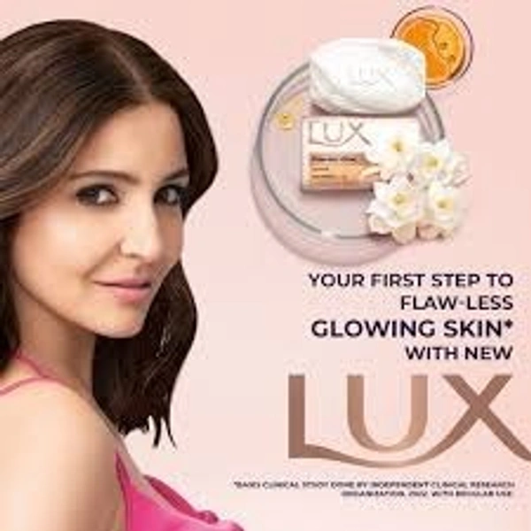 Hindustan  Unilever Lux Bathing Bar 5 pcs with free badywash - 500g (100g per pcs), Jasmine