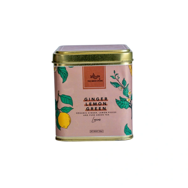 The Brew Story Green Tea - 100g, Ginger Lemon Green