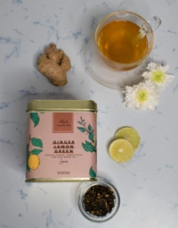 The Brew Story Green Tea - 100g, Ginger Lemon Green