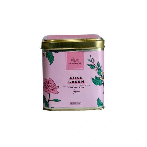 The Brew Story Green Tea - 100g, Rose Green