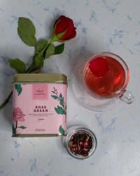 The Brew Story Green Tea - 100g, Rose Green