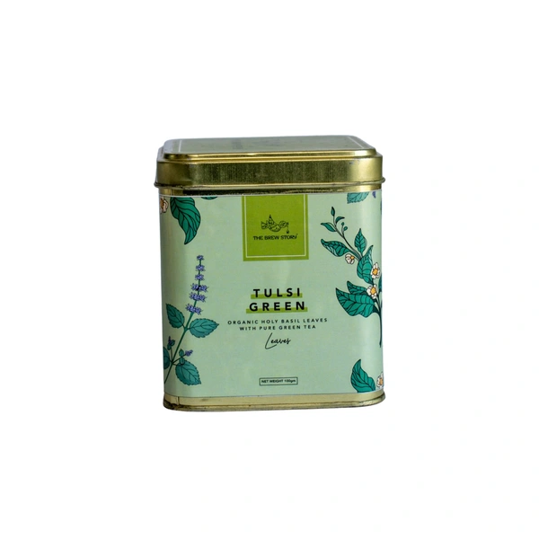 The Brew Story Green Tea - 100g, Tulsi Green
