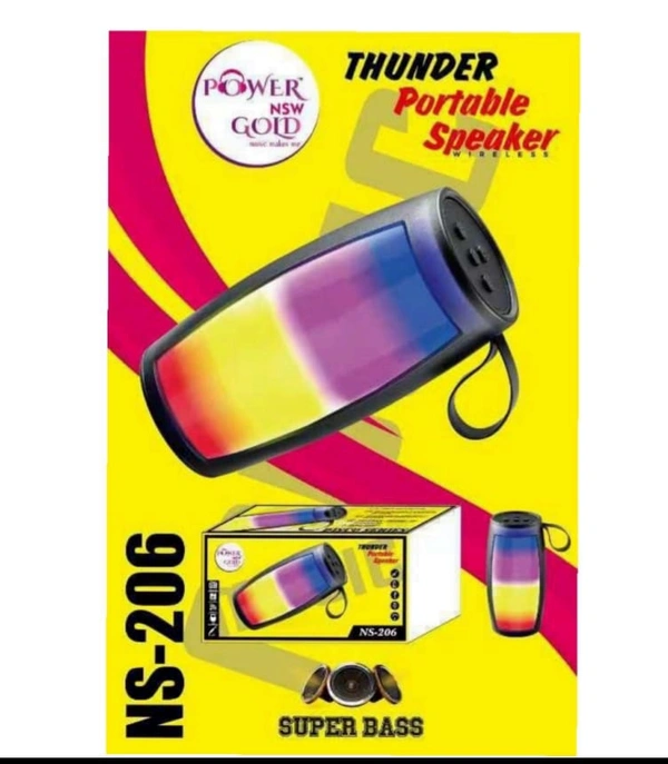 Power NS-206 Thunder Bluetooth Speaker - Black