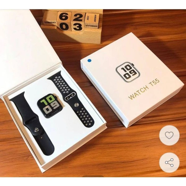 T55 Smart Watch HD Display  - Black