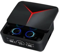 M90 Earbuds With Power Bank  - Black